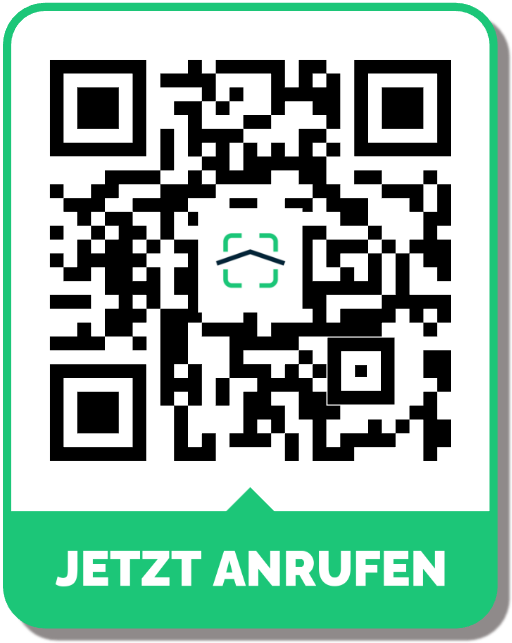 Beispiel eines Telefon Anrufs mit einem QR Code