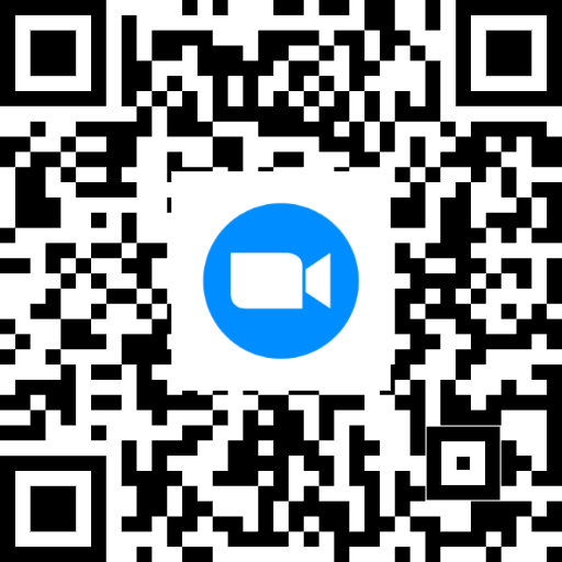 Beispiel eines Zoom Meetings mit einem QR Code